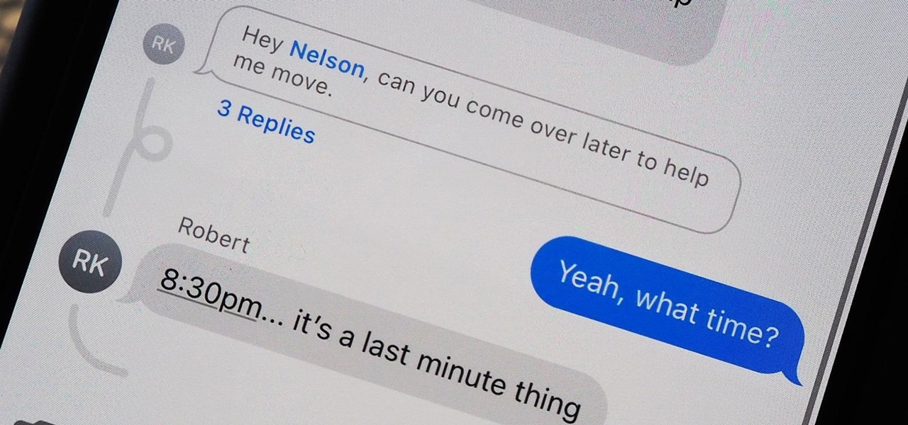 Respond to Specific Messages in Group Threads & Single Chats Using Inline Replies in iOS 14