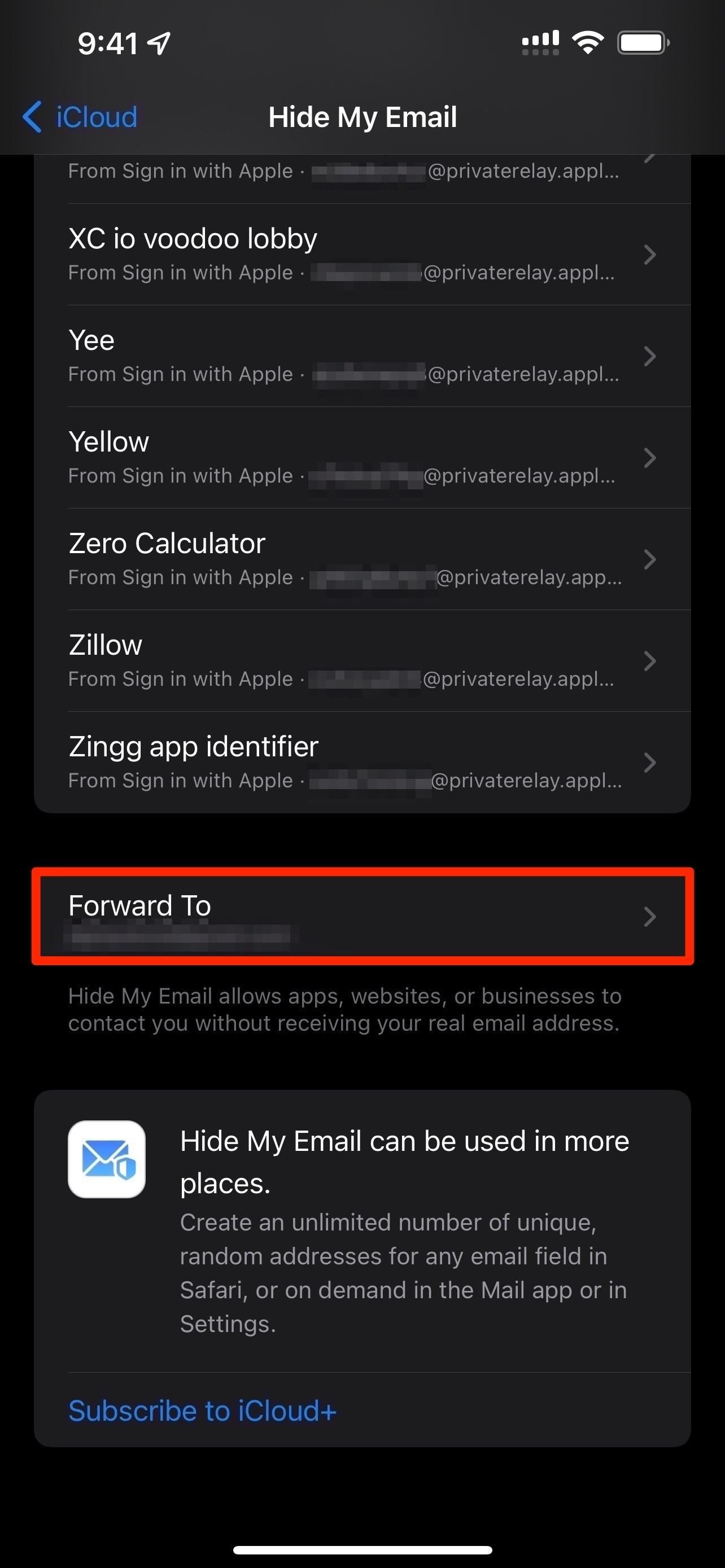 How to Find and Manage Your 'Sign in with Apple' and 'Hide My Email' Accounts on Your iPhone