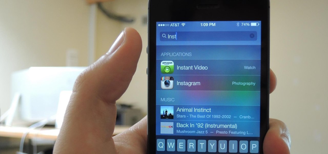 Open Spotlight Search in iOS 7 to Find Apps, Contacts, Music, and More
