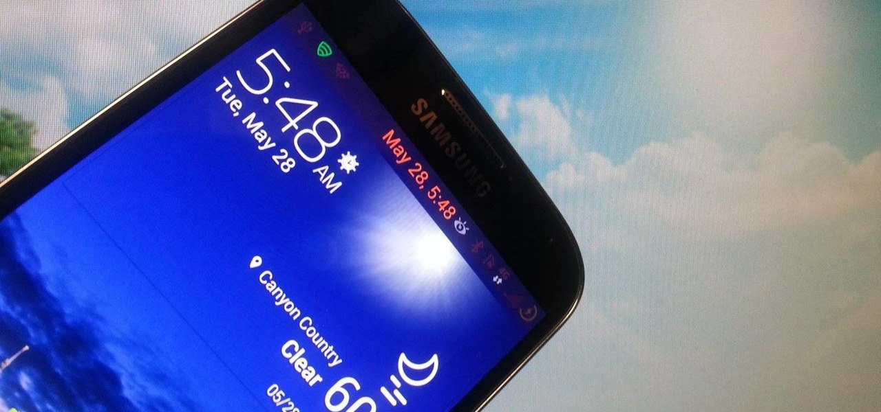 Make the Stock Weather Widget Transparent on Your Samsung Galaxy S4