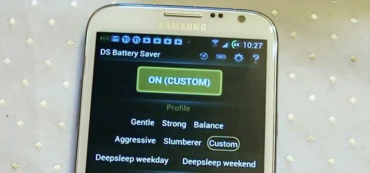 Put Your Samsung Galaxy Note 2 in Deep Sleep Mode to Save Battery Life