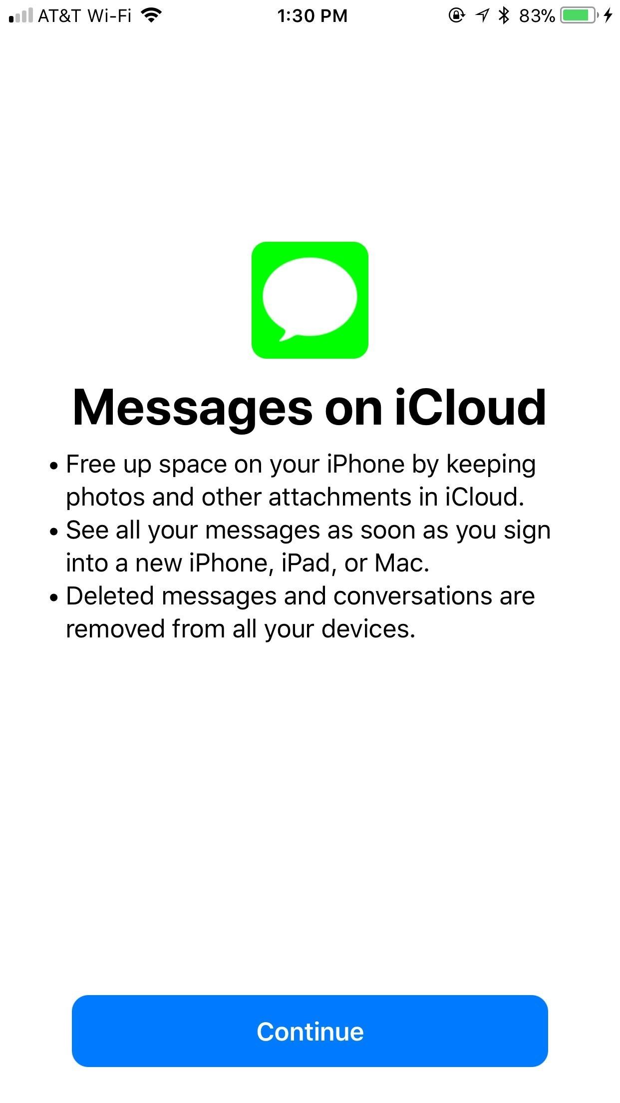 How to Sync All Your Messages with iCloud in iOS 11.4