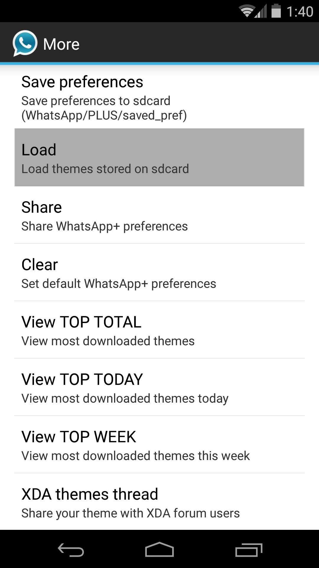 Theme WhatsApp with Android L's Material Design