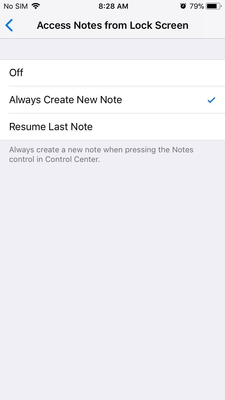 How to Access the Notes App Directly from the Lock Screen in iOS 11