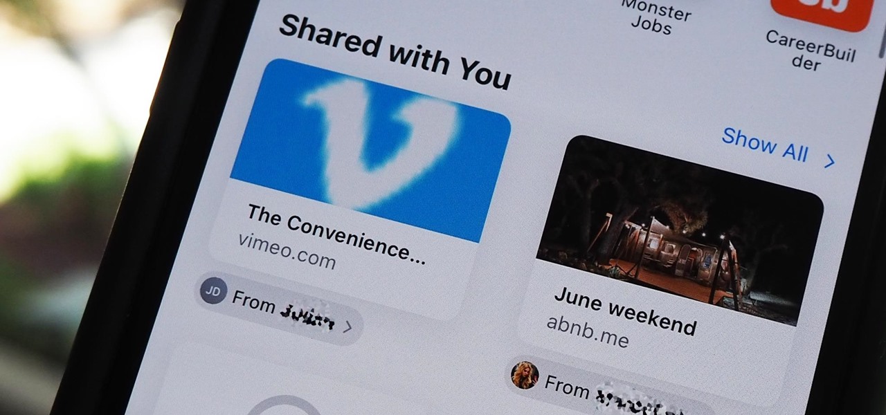 Hide Specific Content in iOS 15's New 'Shared with You' Sections Without Disabling the Entire Feature