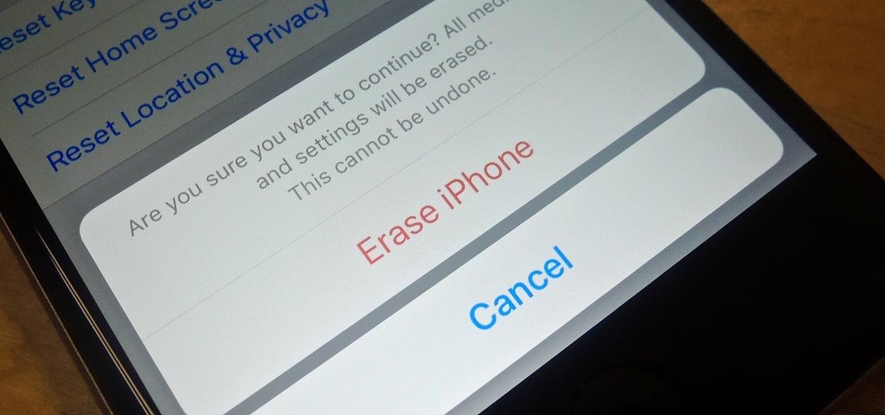 Erase Data from Your iPad, iPhone, or iPod touch