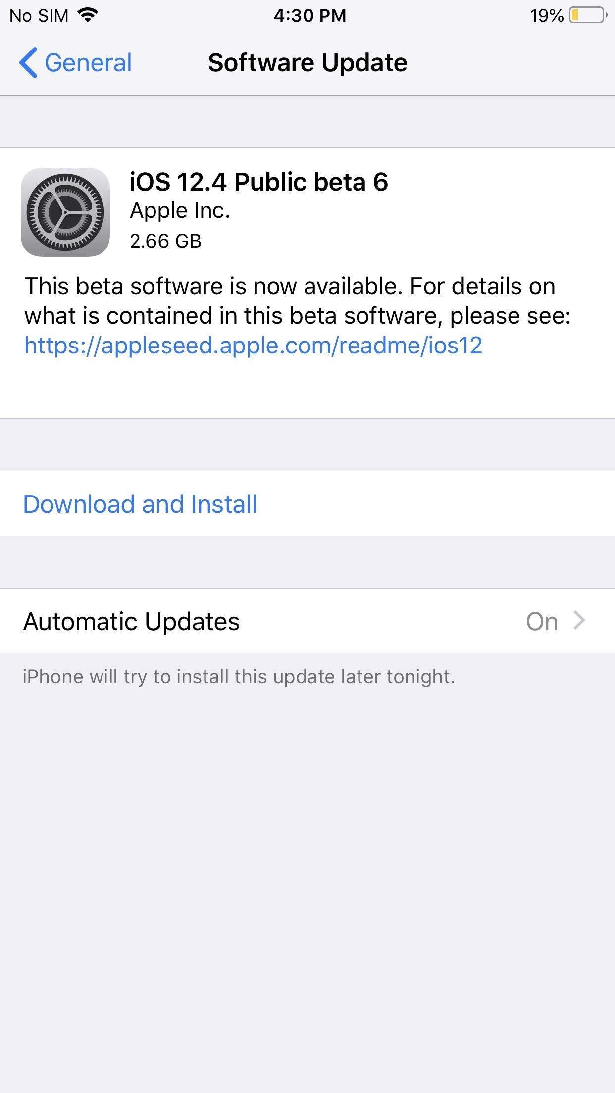 Apple Just Released iOS 12.4 Beta 6 for Developers & Public Testers