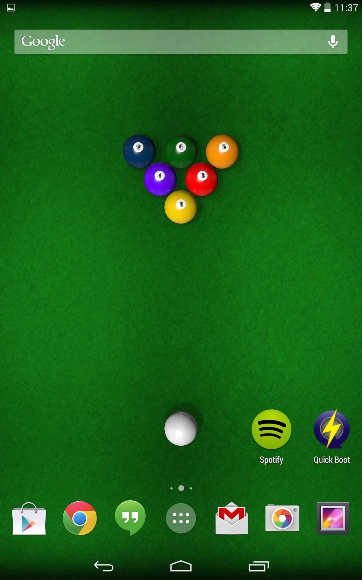 Boredom Killer: How to Play a Game of Pool Directly on Your Android Home Screen