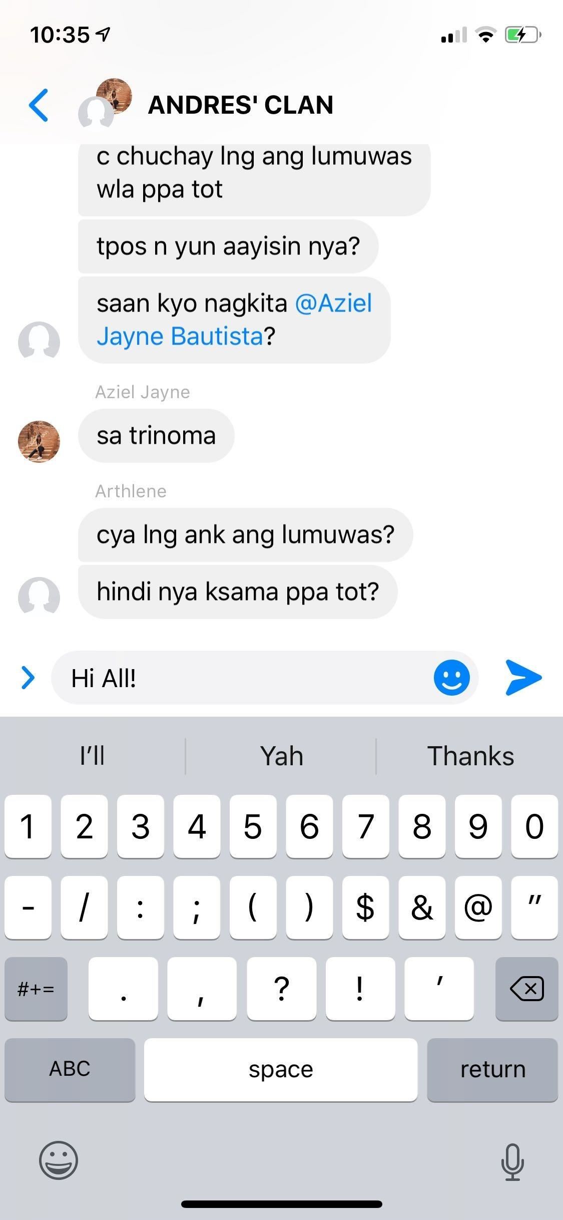 Facebook chat with 7 people doesnt show under group chats