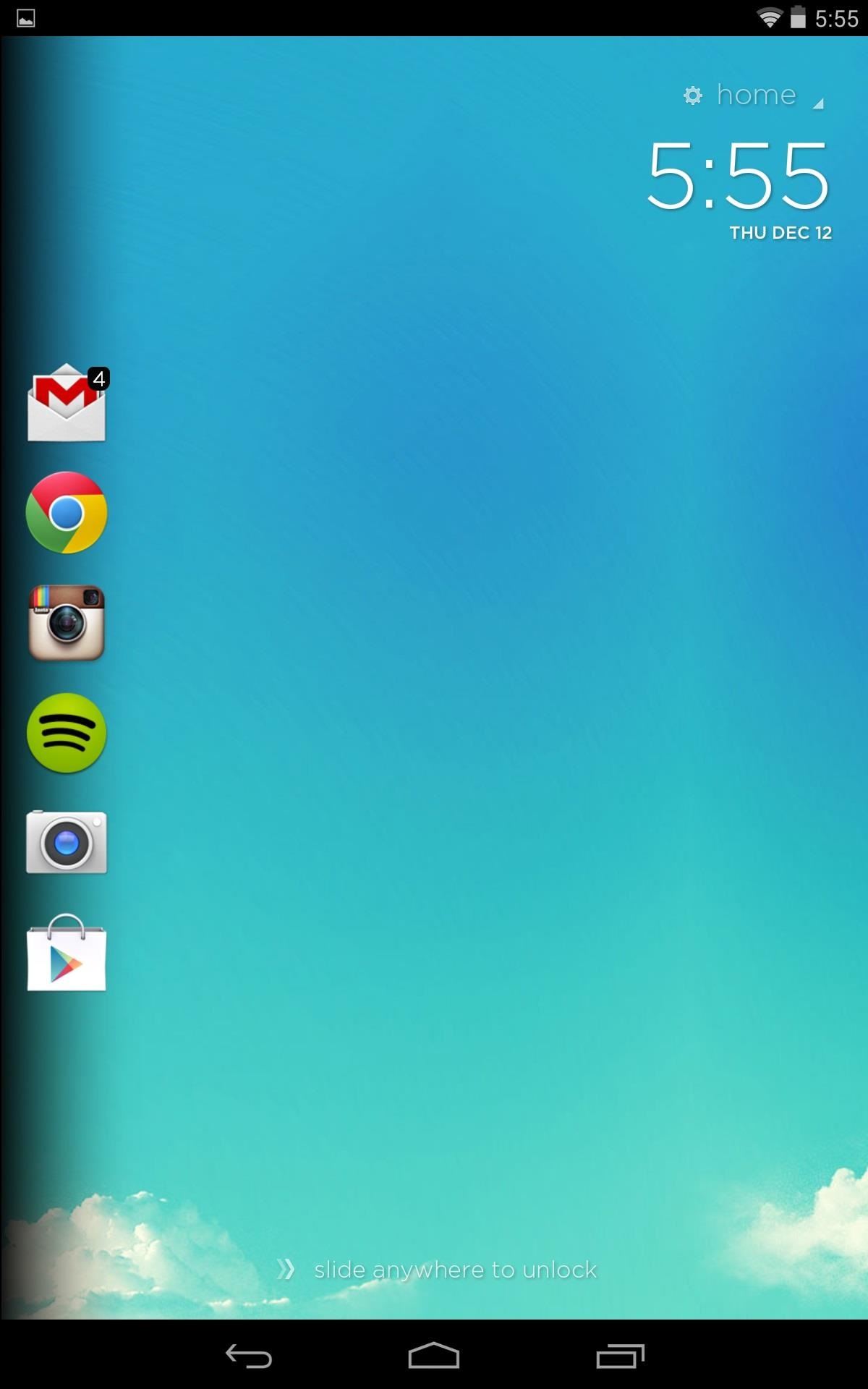 How to Get Adaptive App Shortcuts on Your Nexus 7's Lock Screen