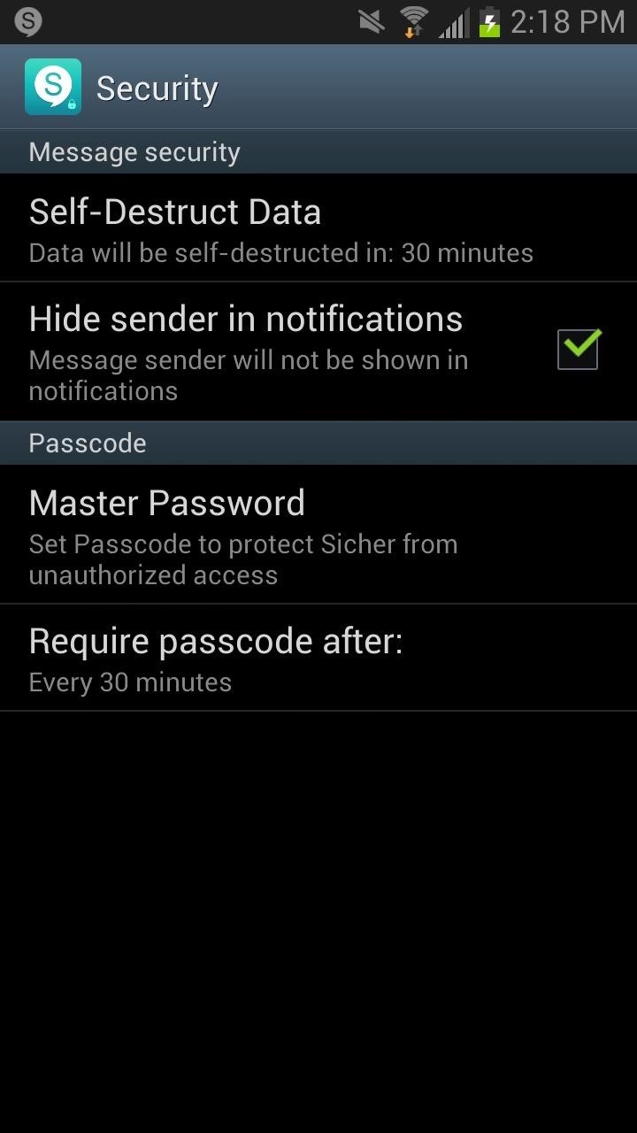 How to Send Encrypted Self-Destructing Messages on Your Galaxy Note 2