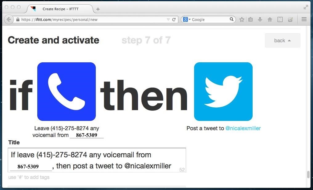 How to Post Tweets & Facebook Status Updates with a Voicemail