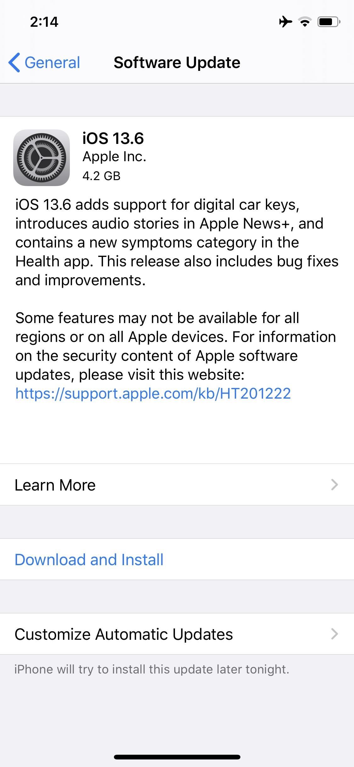 Apple Releases iOS 13.6 GM for Public Beta Testers, Includes CarKey Support, Apple News Audio & Symptom Tracker
