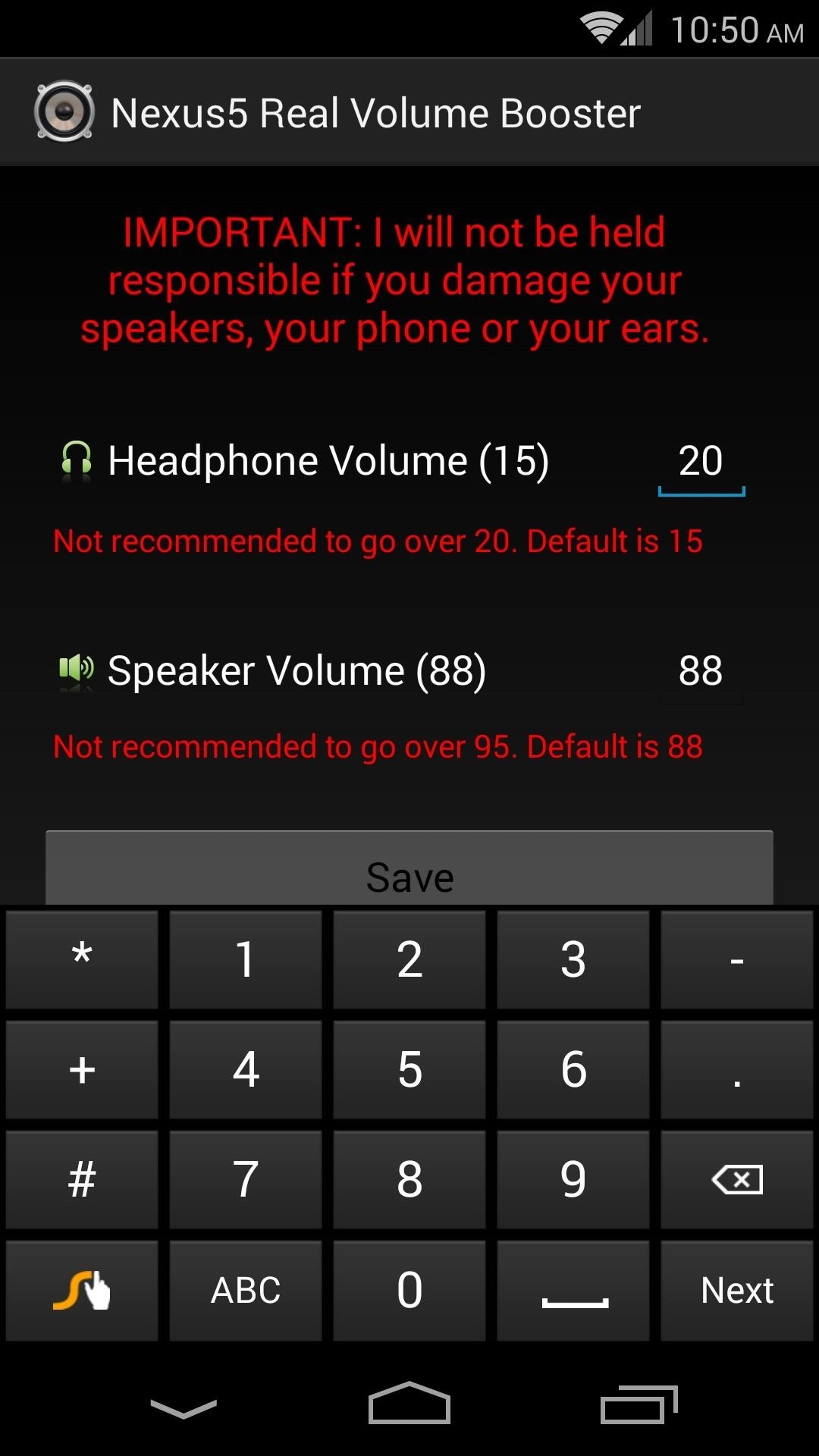 How to Boost Headset & Speaker Volumes on Your Nexus 5