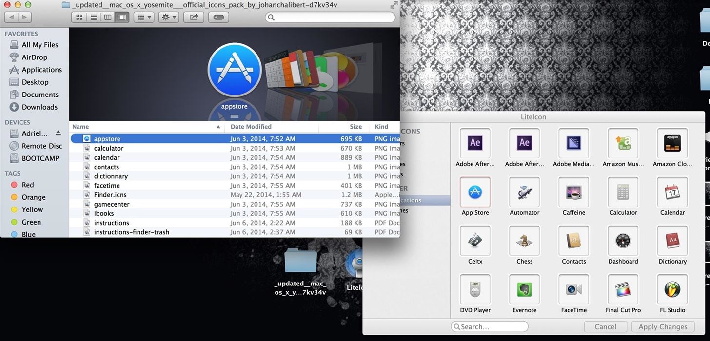 How to Make Your Mac's Dock & App Icons Look Like Yosemite's