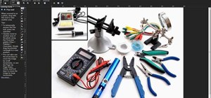 Learn about the tools and components used in basic electronics