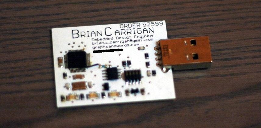 Geekify Your Business Card with This Custom PCB Résumé Flash Drive