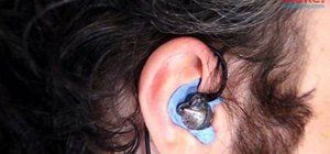 Custom fit a pair of earbuds to fit your ear