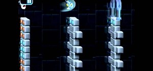 Complete the final stage in the iPad game Gravity Guy