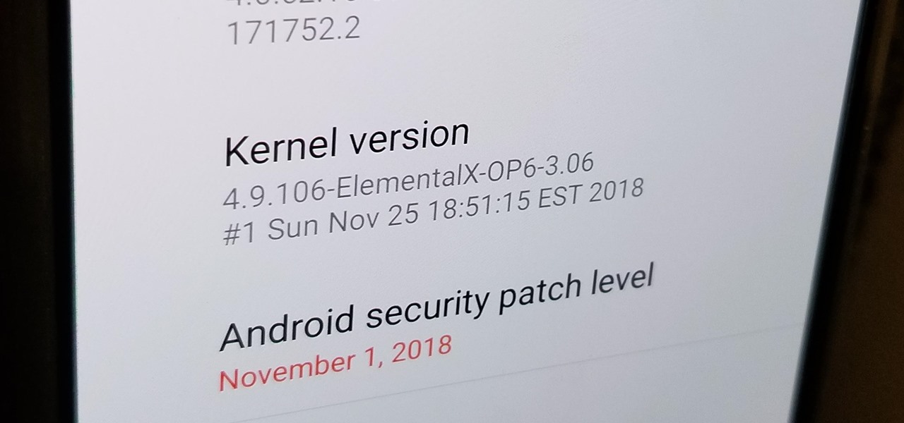 Install the ElementalX Custom Kernel on Your OnePlus 6T