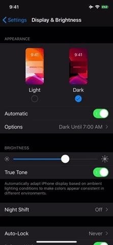 Your iPhone Can Switch to Dark & Light Modes Automatically When the Sun Sets & Rises