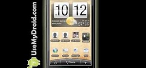 Navigate the home screen on Droid smartphones
