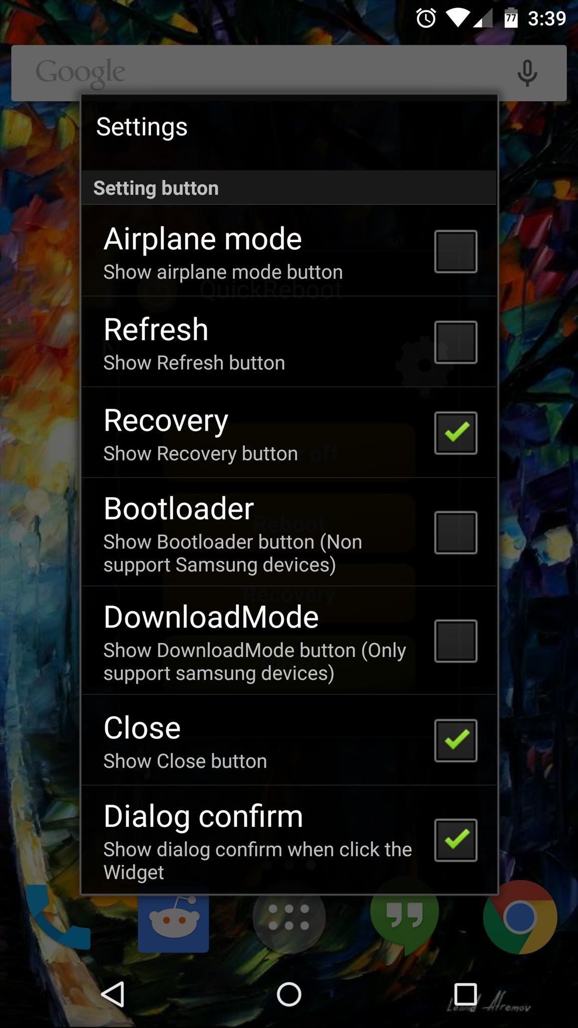 Add a Full "Reboot" Menu to Android 5.0 Lollipop