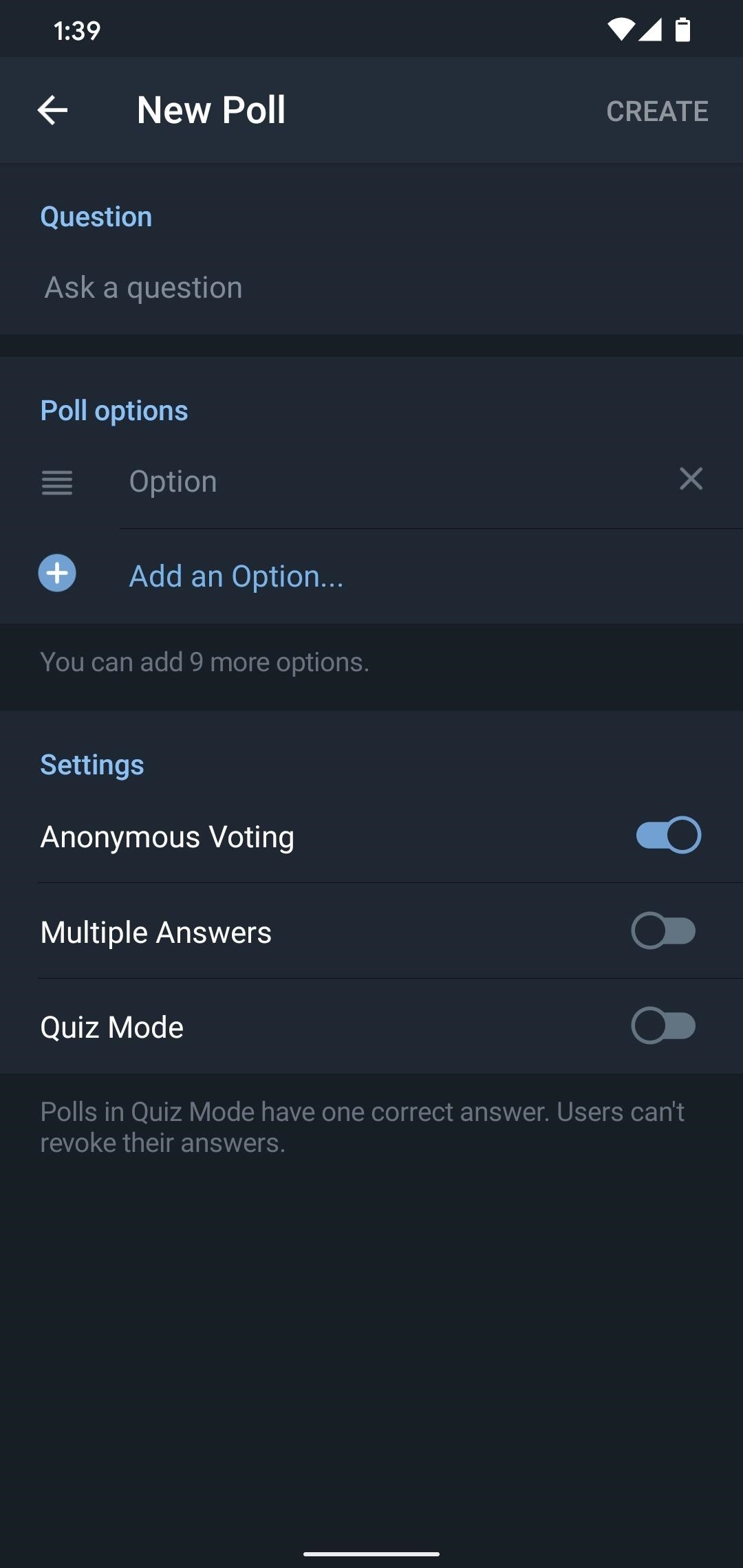 Use Telegram's Polls to Settle Arguments in Group Chats