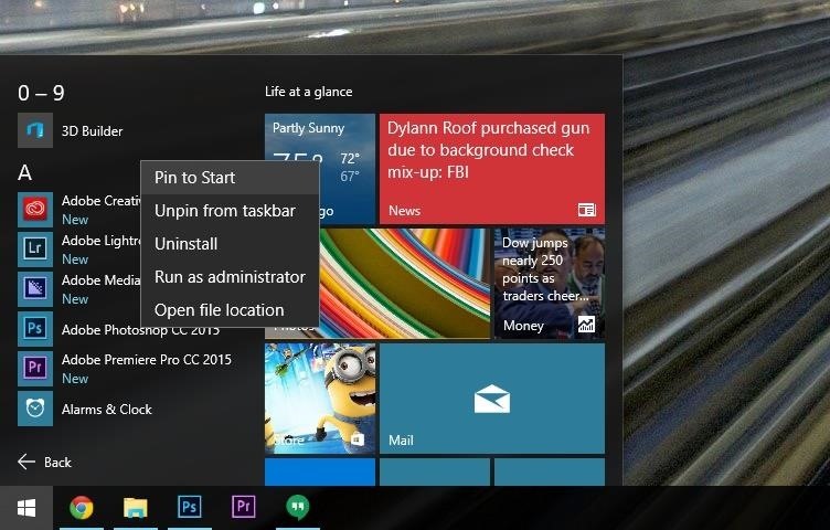 How to Use & Customize the New Start Menu in Windows 10