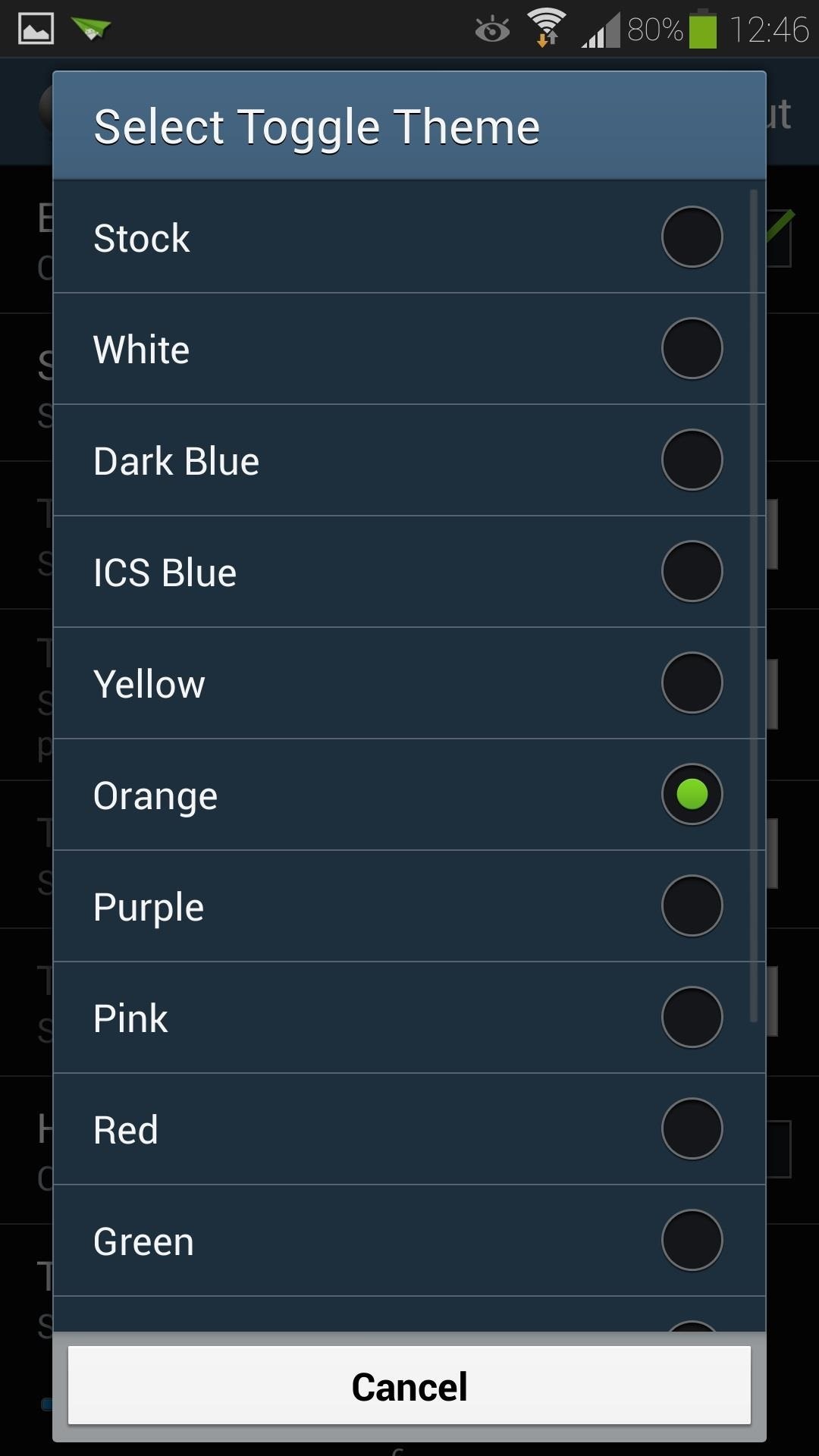 How to Customize the Quick Settings Toggles on Your Samsung Galaxy S4 with Color Themes