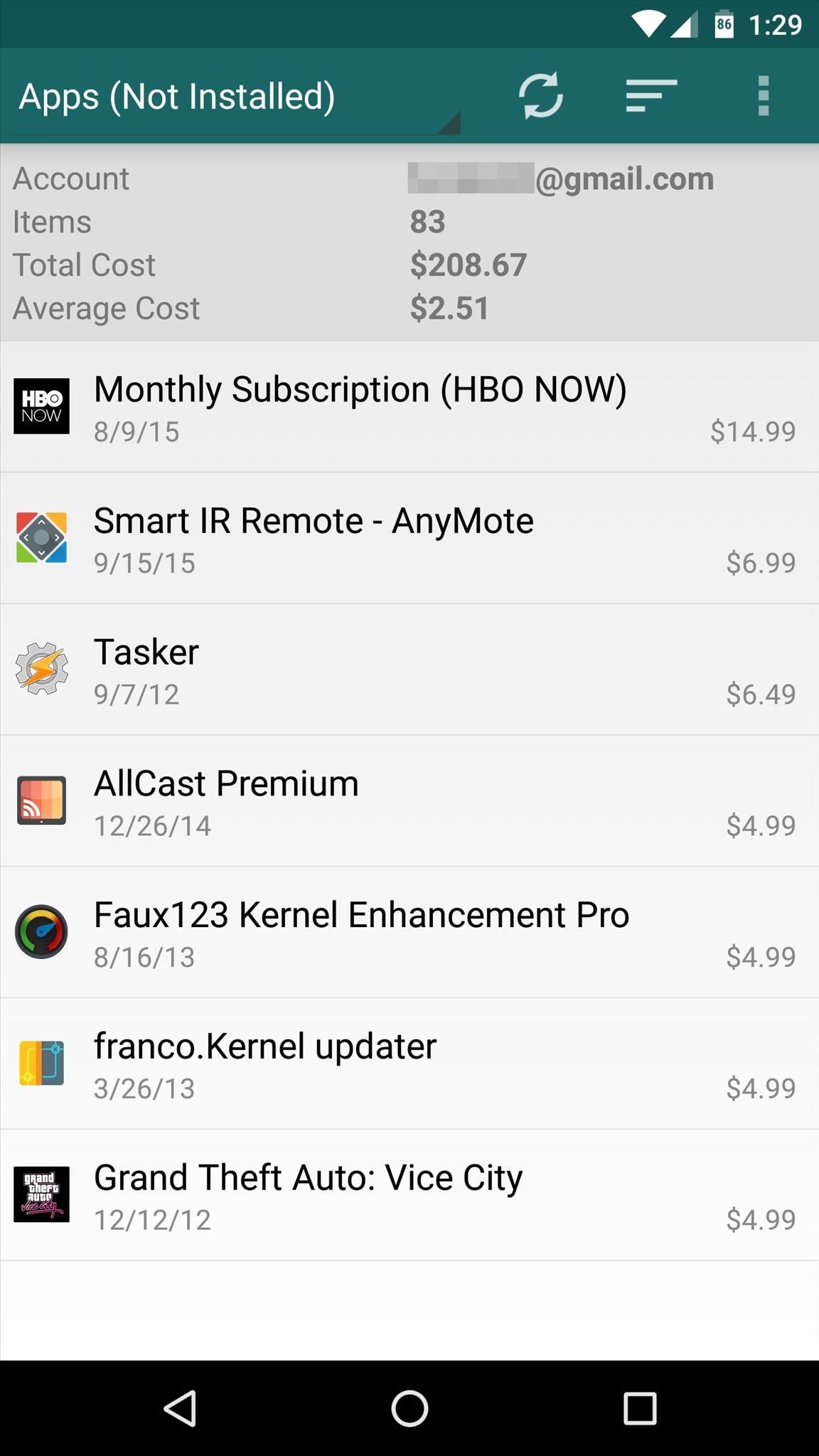How to See Your Google Play Store Spending History