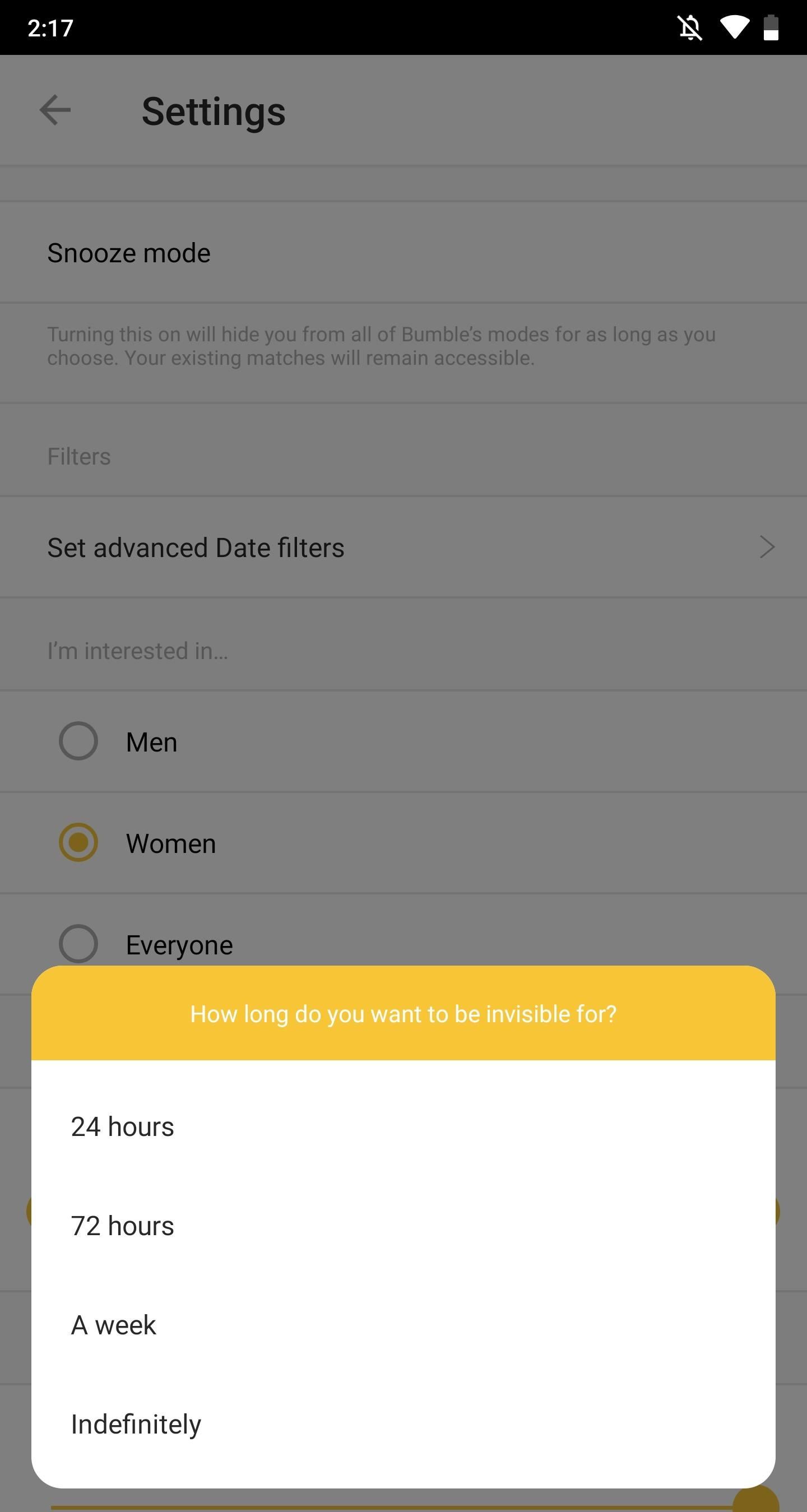 How to Delete Your Bumble Account (Or Snooze It)
