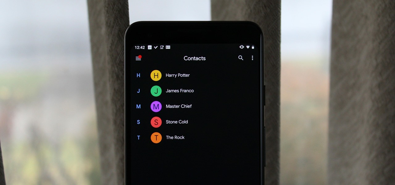 Enable Dark Mode in Google's Contacts App for Android