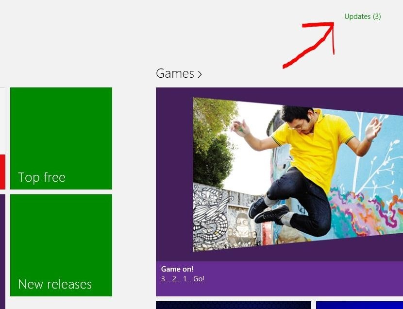 How to Find and Install New System or App Updates in Windows 8