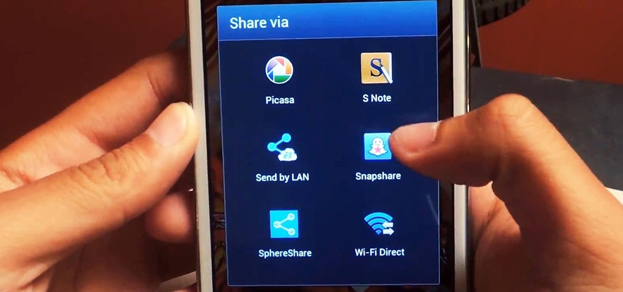 Use Any Photo or Video as a Self-Destructing Snapchat on Your Samsung Galaxy Note 2