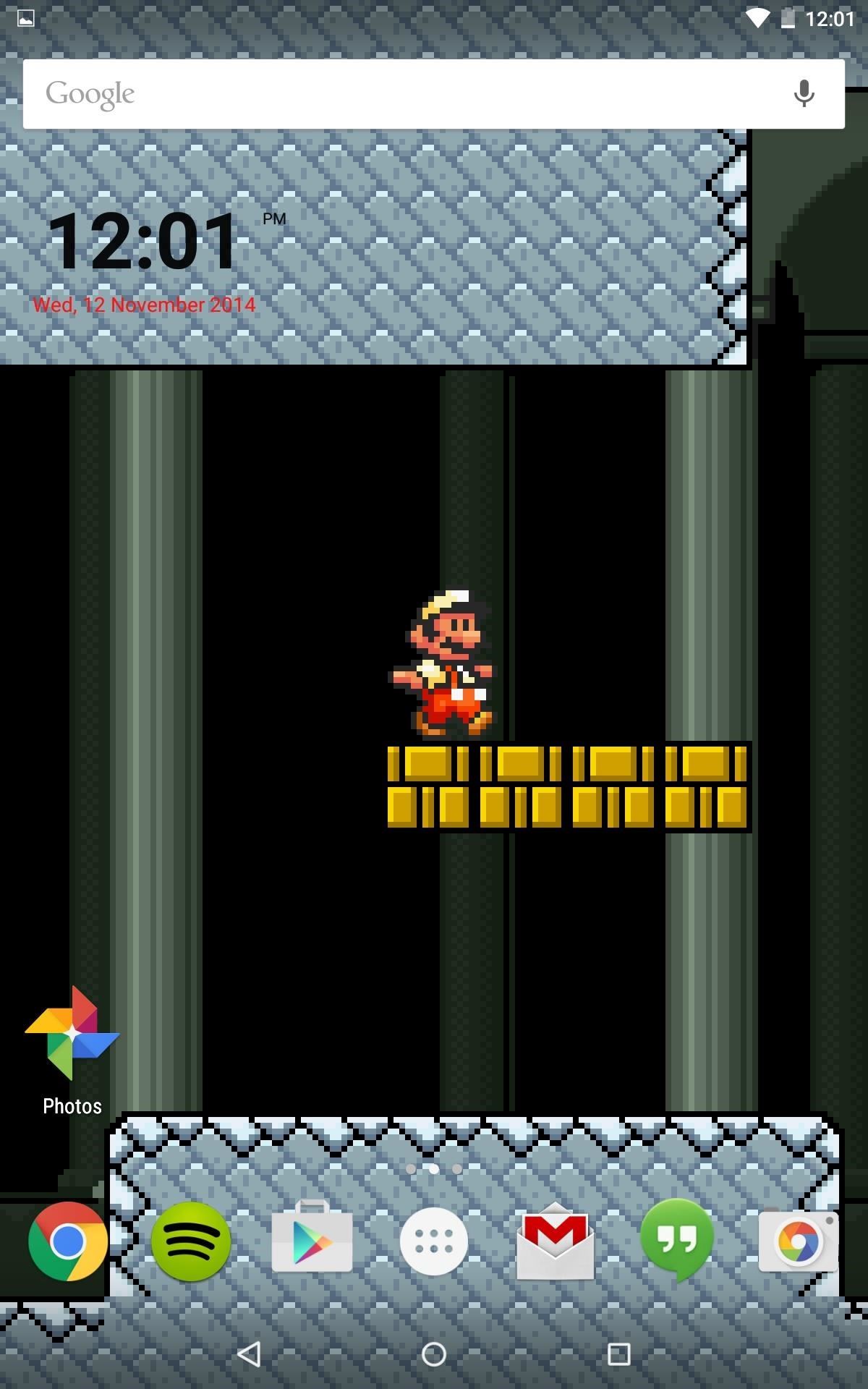 Mario Live Wallpaper: Classic Side-Scrolling Action for Your Home or Lock Screen