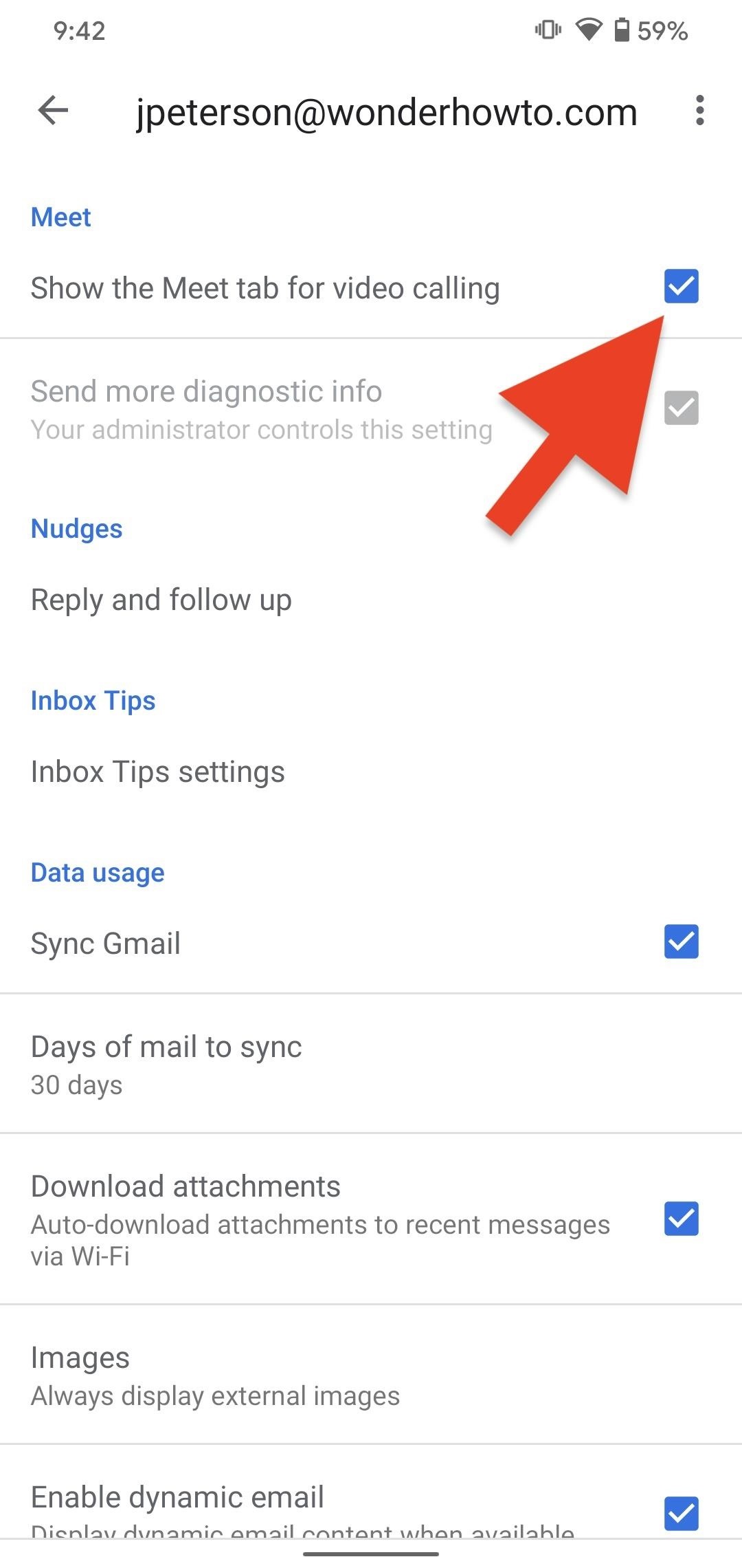 How to Disable the Google Meet Tab in the Gmail App for iPhone & Android