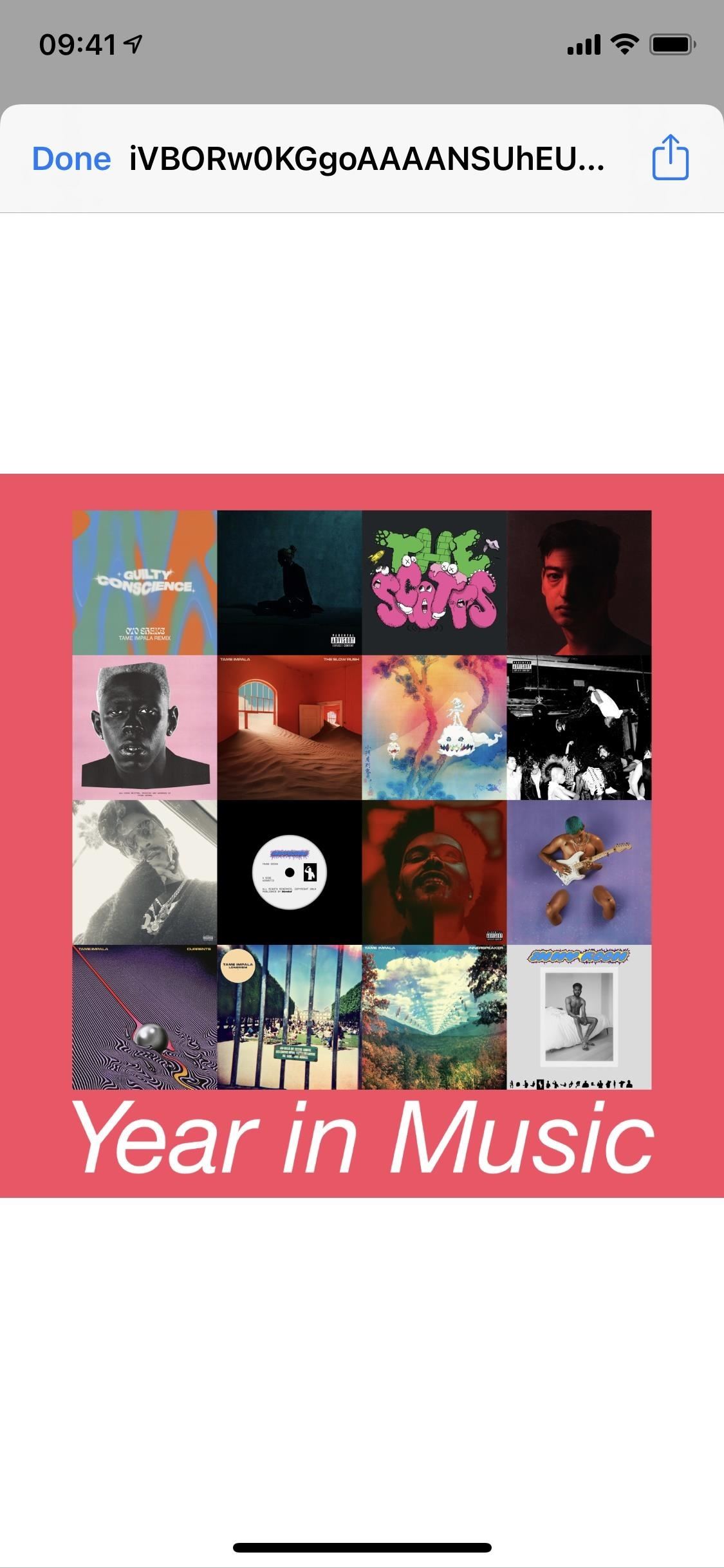 Create a 'My Year in Music' Cover Art Collage from Your iPhone's Music Library to Share on Social Media