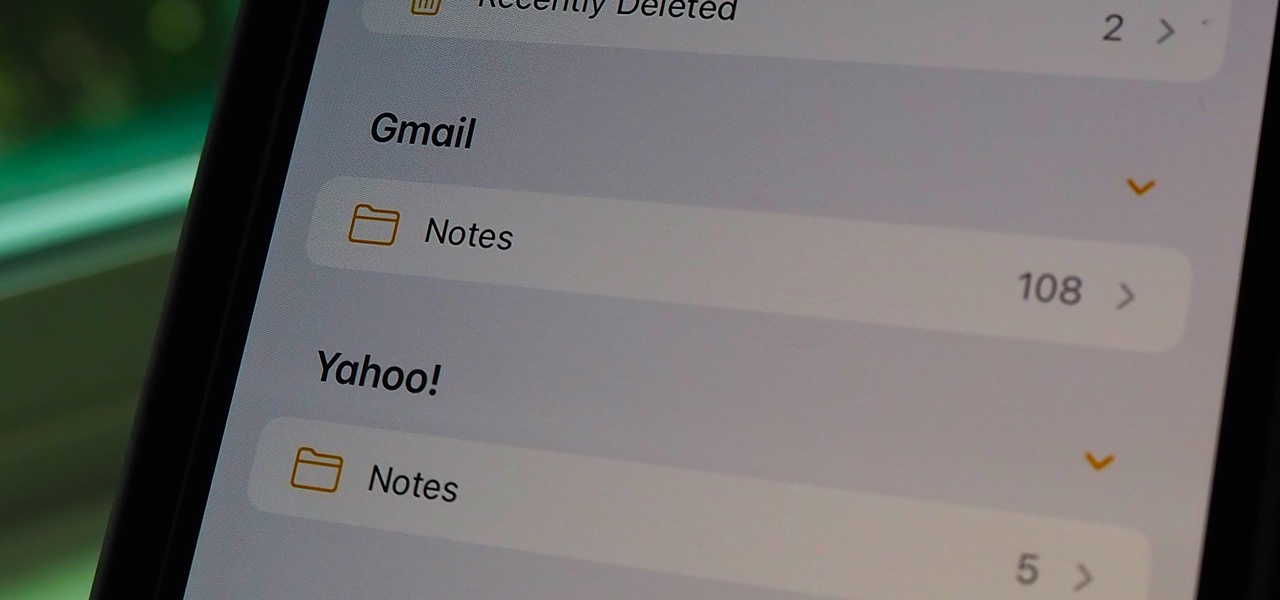 Find & Recover Apple Notes Stored in Gmail, Yahoo, Outlook, AOL & Other Third-Party Mail Accounts