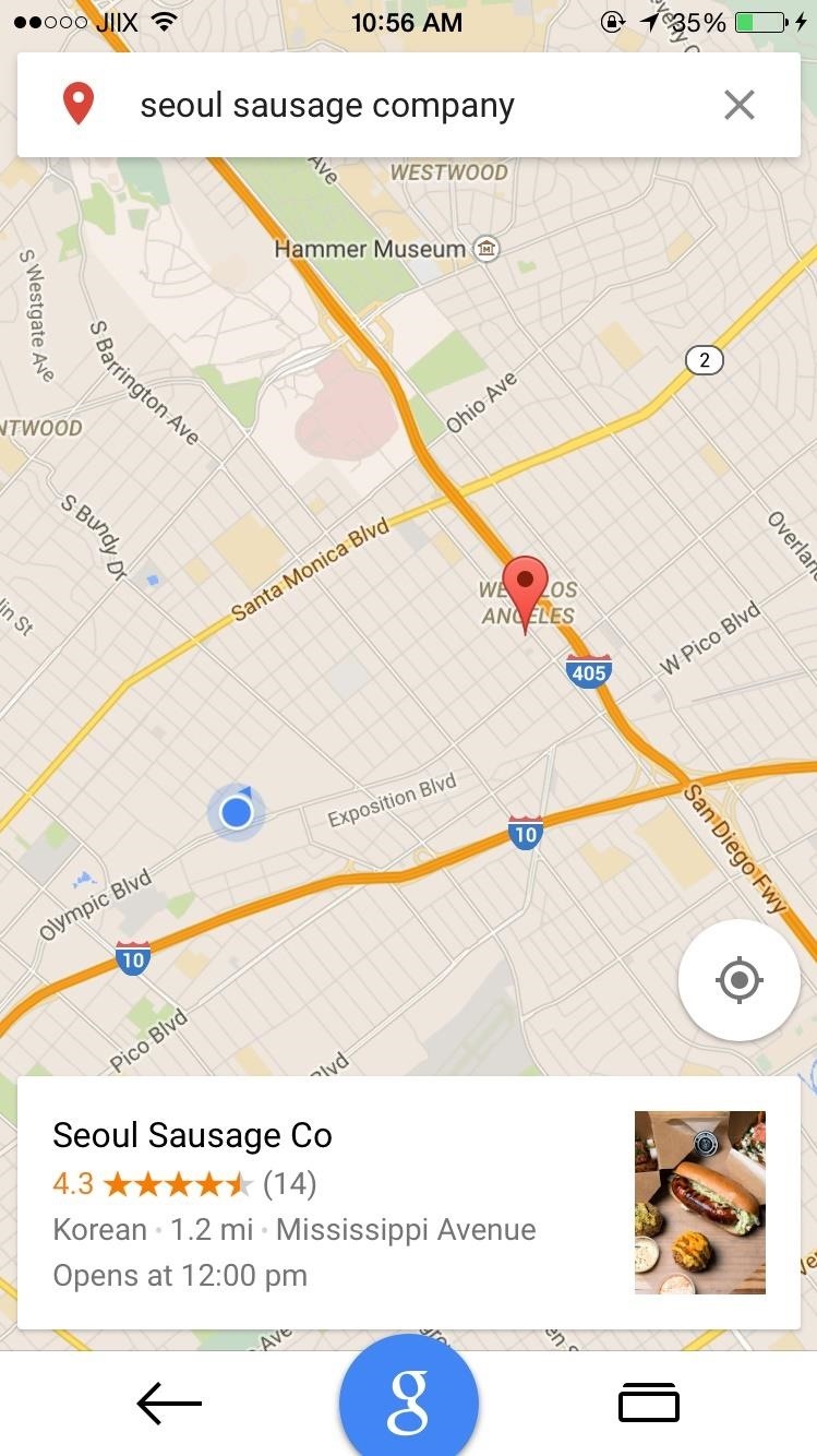Google Search for iOS Updated with Material Design, In-App Maps, & More