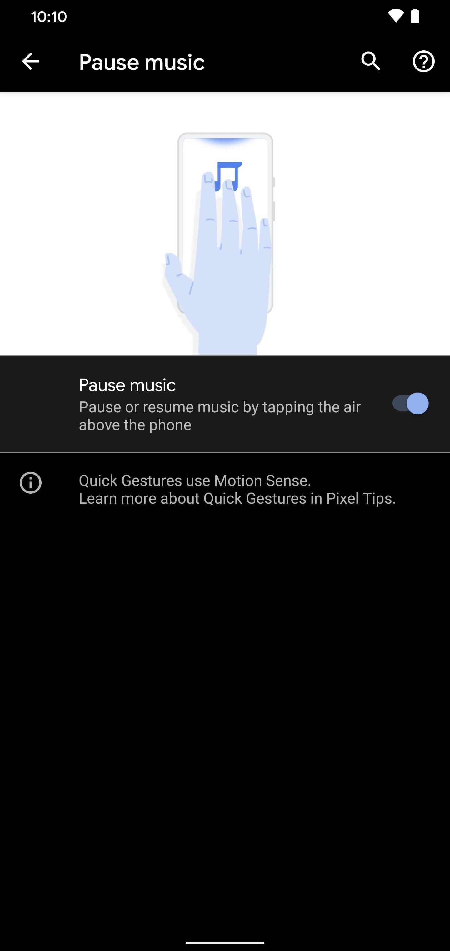 How to Pause Music with Your Pixel's Motion Sense Radar Gestures