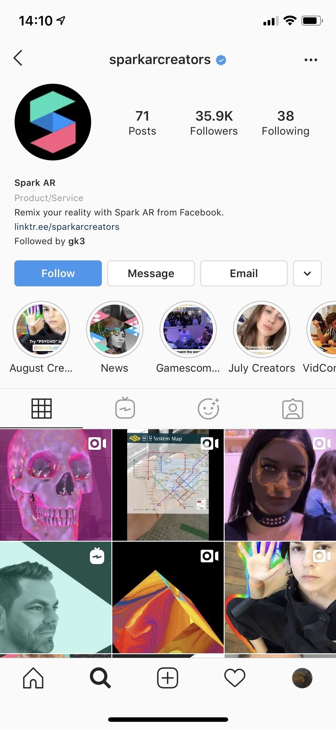 Get Unique Face Filters By Following Ar Creators On Instagram Smartphones Gadget Hacks