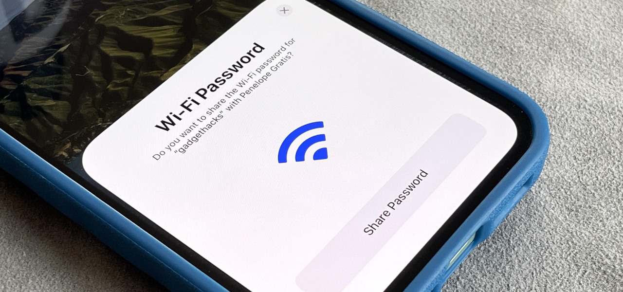 Instantly Share Wi-Fi Passwords from Your iPhone to Other Nearby Apple Devices