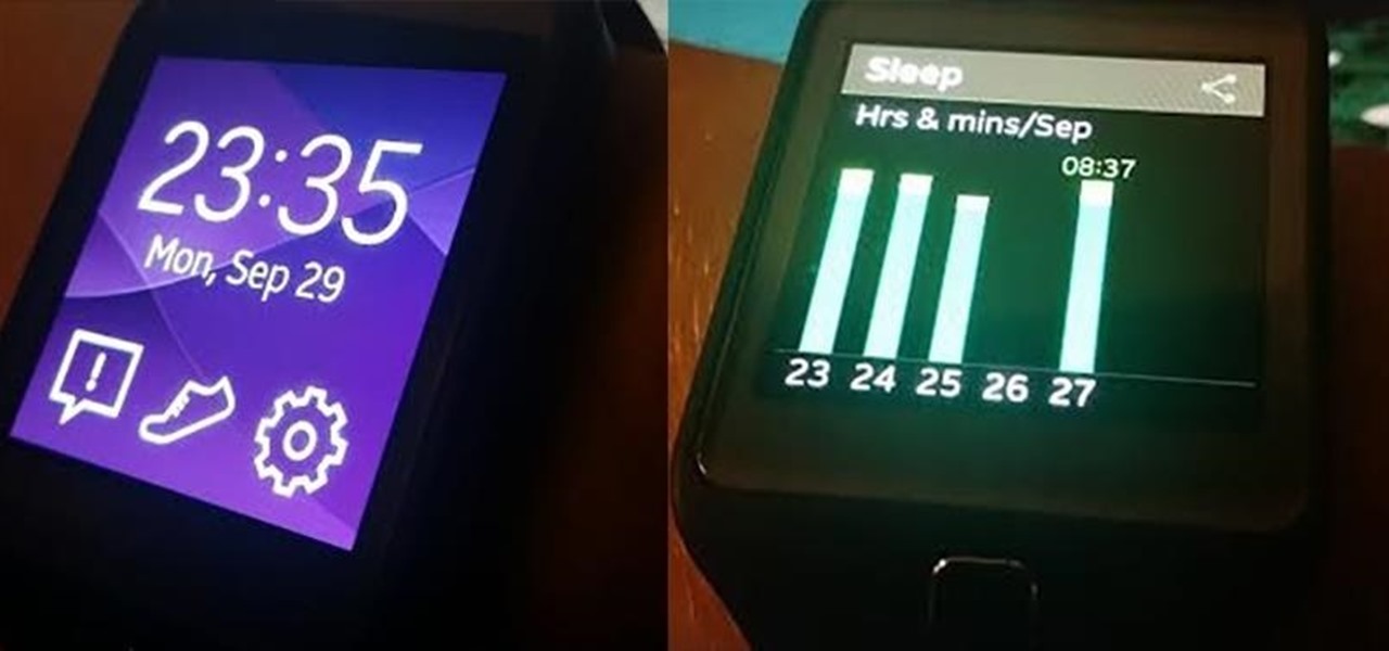 Track Your Sleep Using a Galaxy Gear Neo
