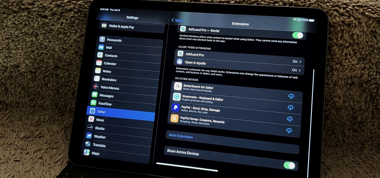 Safari Now Lets You Sync and Manage All Your Web Extensions Across Your iPhone, iPad, and Mac