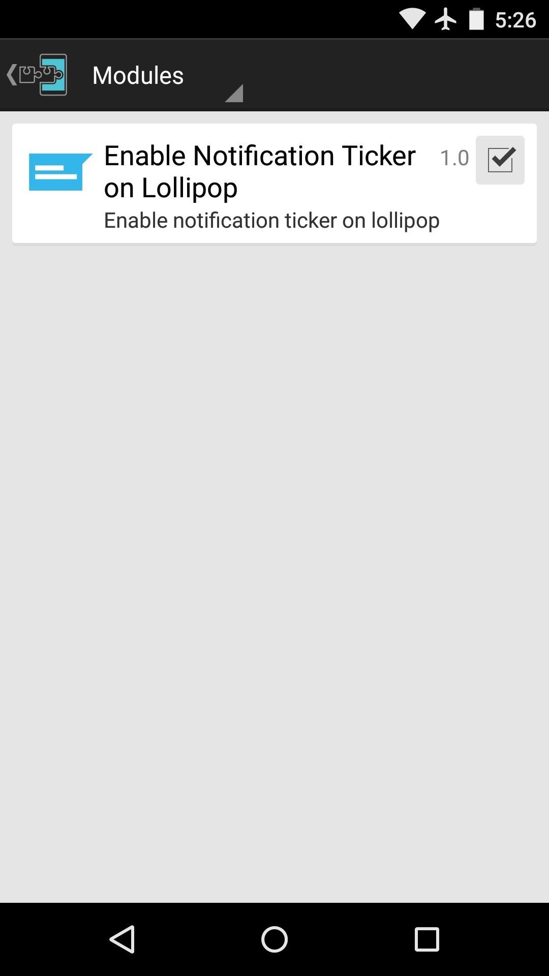 Swap Heads Up Notifications for the Old-Style Ticker in Android Lollipop