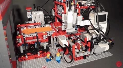 Watch This Automated Lego Factory Fold Paper into a Perfect Cube