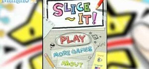 Beat level 1-10 of Slice It! for the iPad