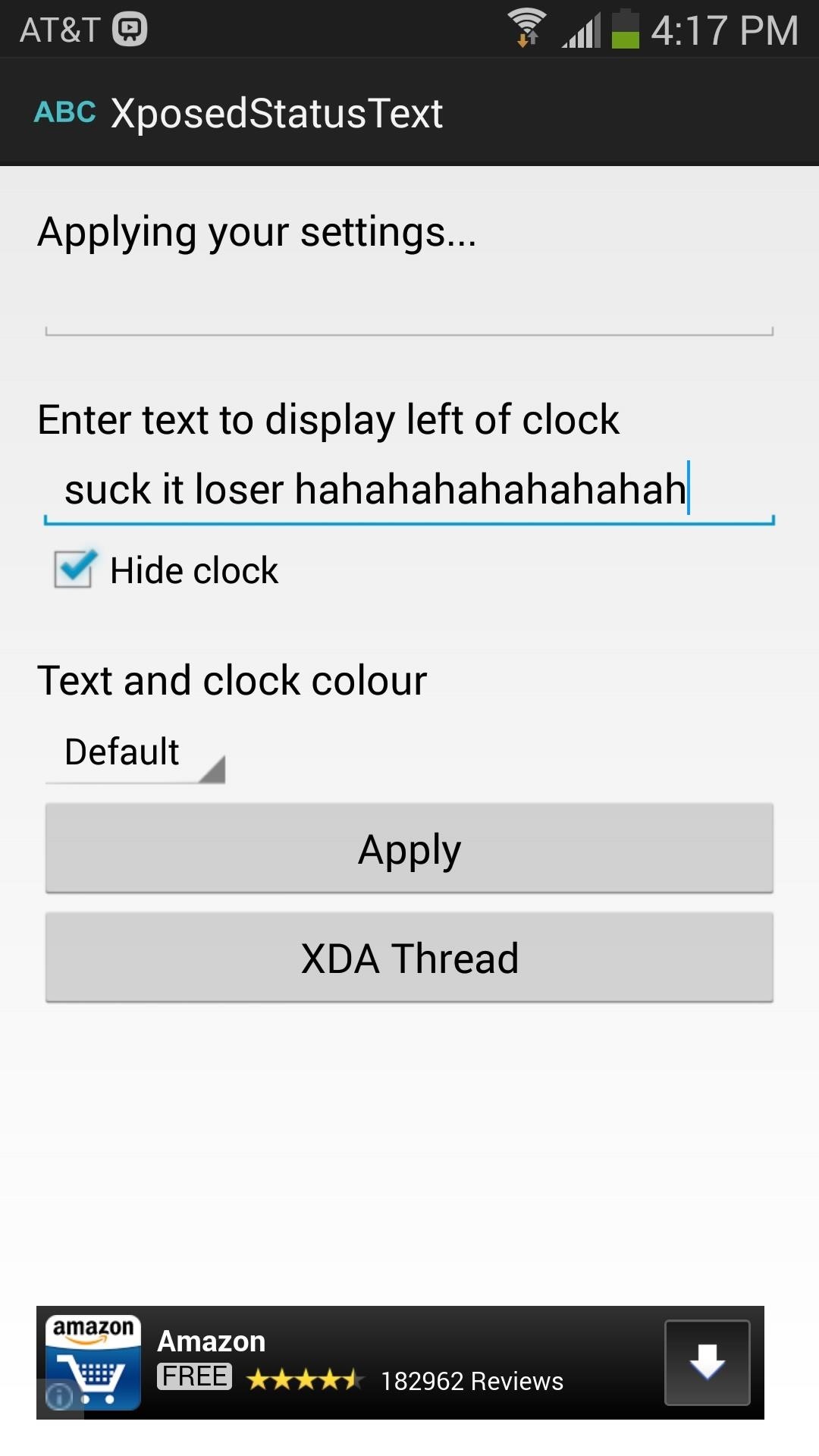 How to Add Custom Words & Phrases to Your Status Bar on the Samsung Galaxy Note 3
