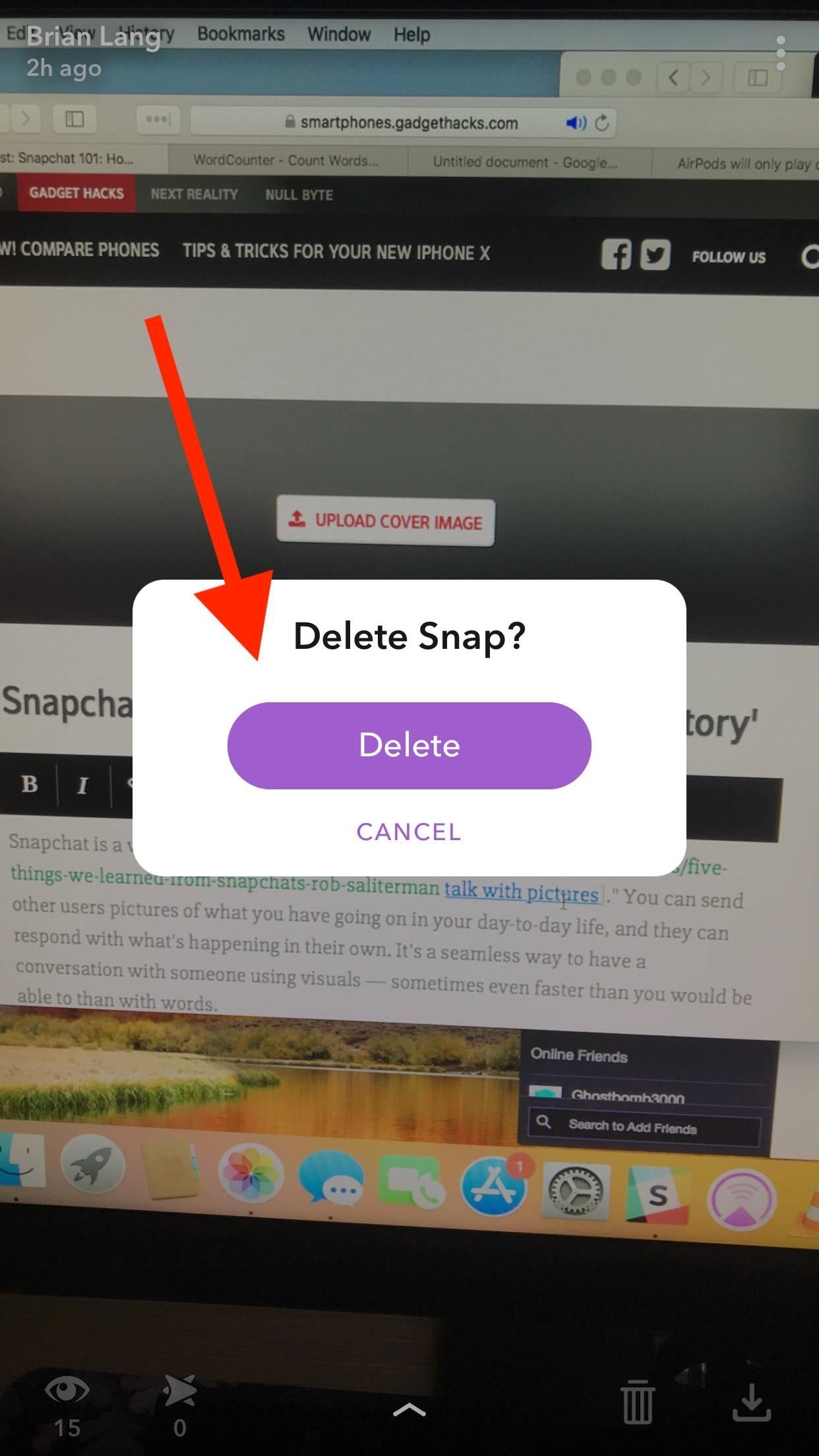 Accidentally Post to Your Snapchat Story? Here's How to Delete It